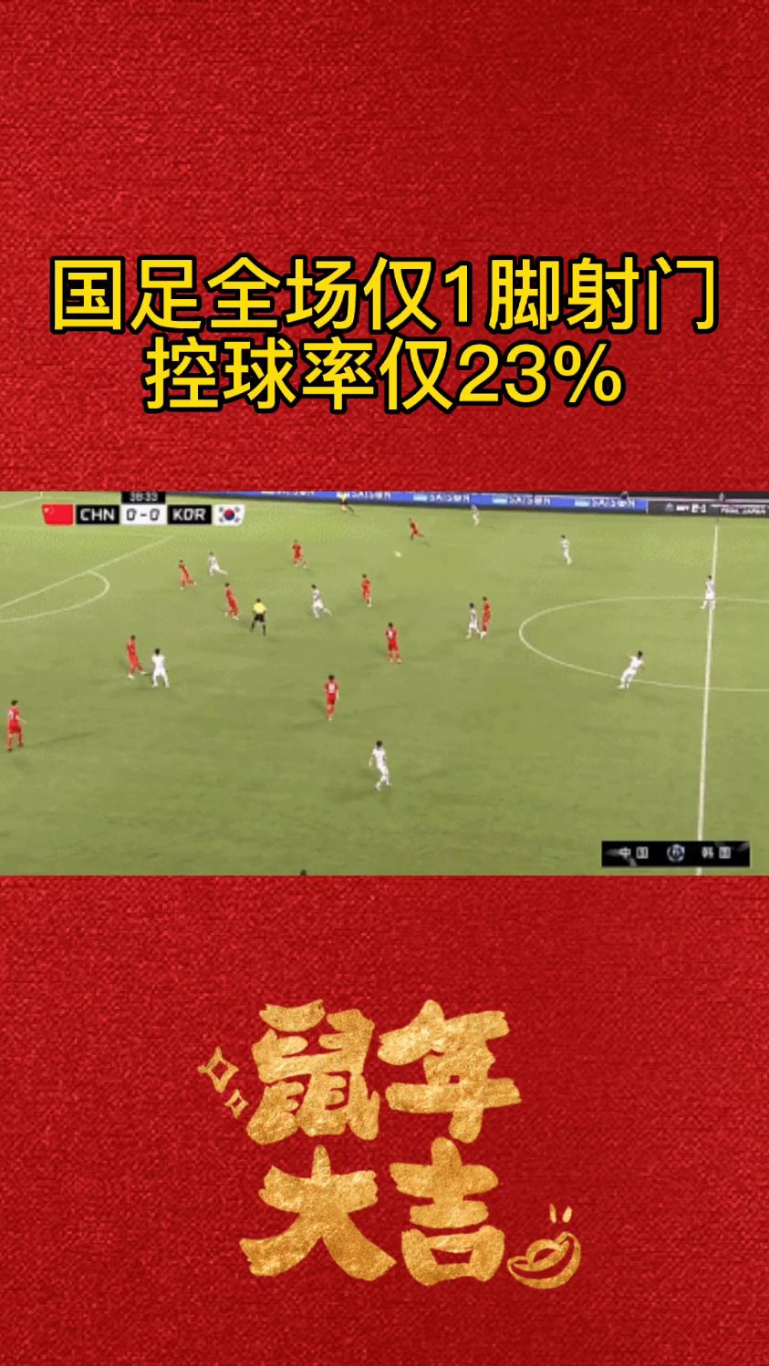九游体育-东亚杯-朱辰杰冒顶送礼国足首战0-3完败韩国(朱辰杰进球)