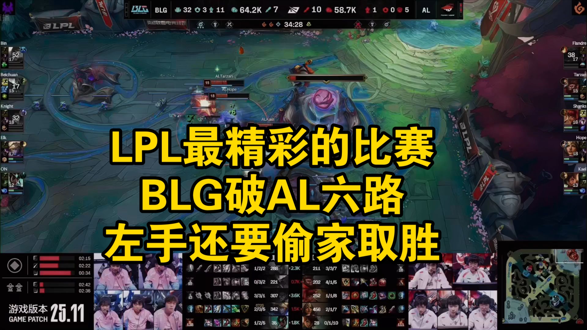 LPL季中赛迎来首败！圣枪哥沦为突破口，观众：Tabe选Bin是对的的简单介绍